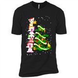 Pigs Christmas T Shirt PINGPONG - Premium Short Sleeve T-Shirt
