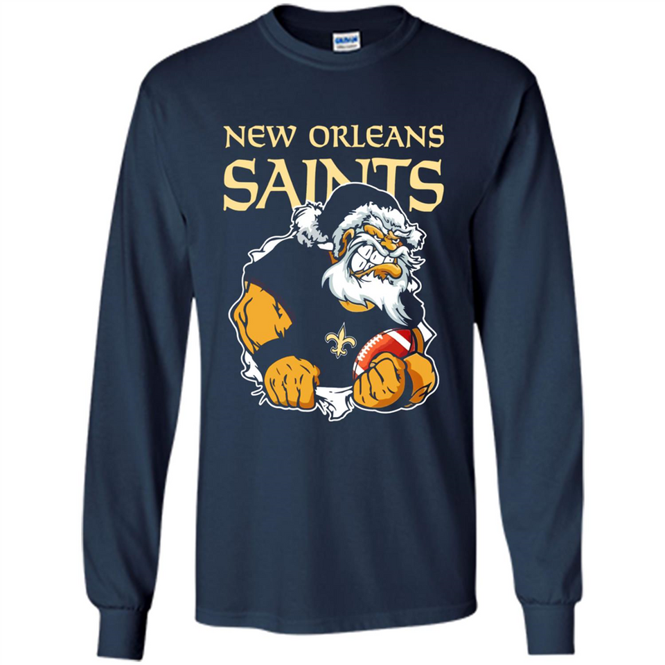 Grumpy Santa Claus New Orleans Saints Football Team PINGPONG