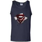Chicago Bulls And Superman Fans - Tank Top