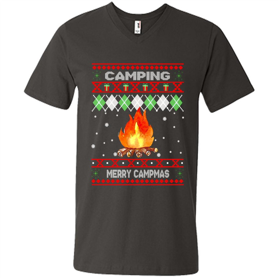 Merry Campmas Ugly Christmas - Men's V-Neck
