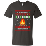 Merry Campmas Ugly Christmas - Men's V-Neck