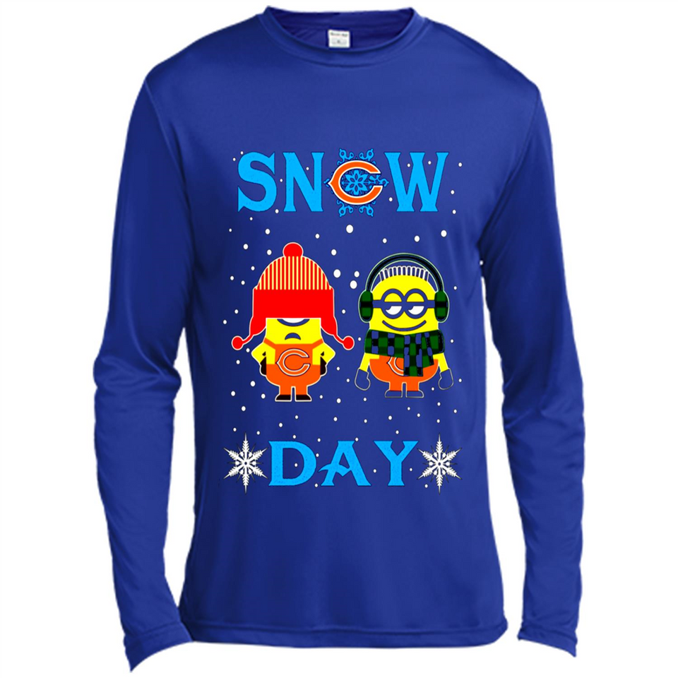 Snow Day Shirt For Chicago Bears Vs Minion Fans pingpong