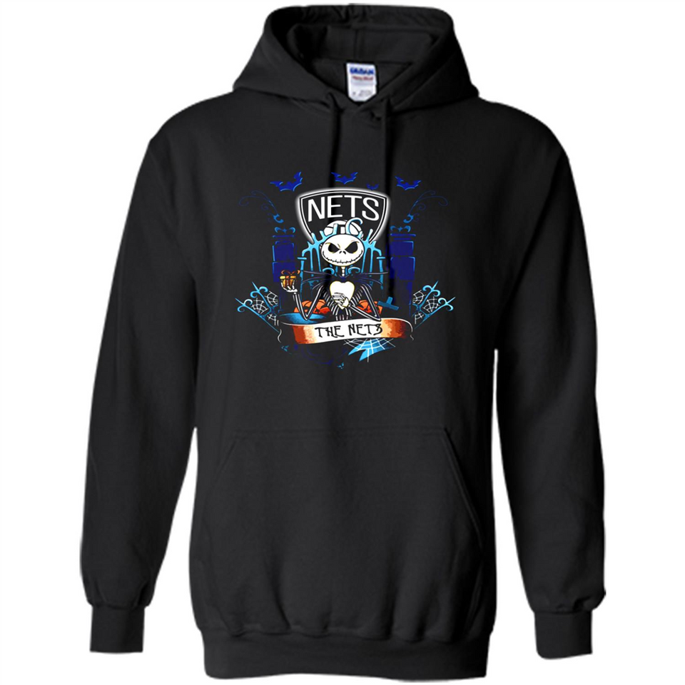 Brooklyn Nets Halloween The Nightmare Before Christmas - Hoodie