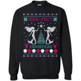 Mermaid Mer-Fect Ugly Christmas Sweater - Sweatshirt