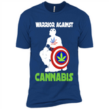 warrior against cannabis - Premium Short Sleeve T-Shirt