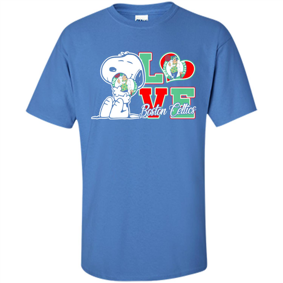 Snoopy loves NBA Boston Celtics - Shirt
