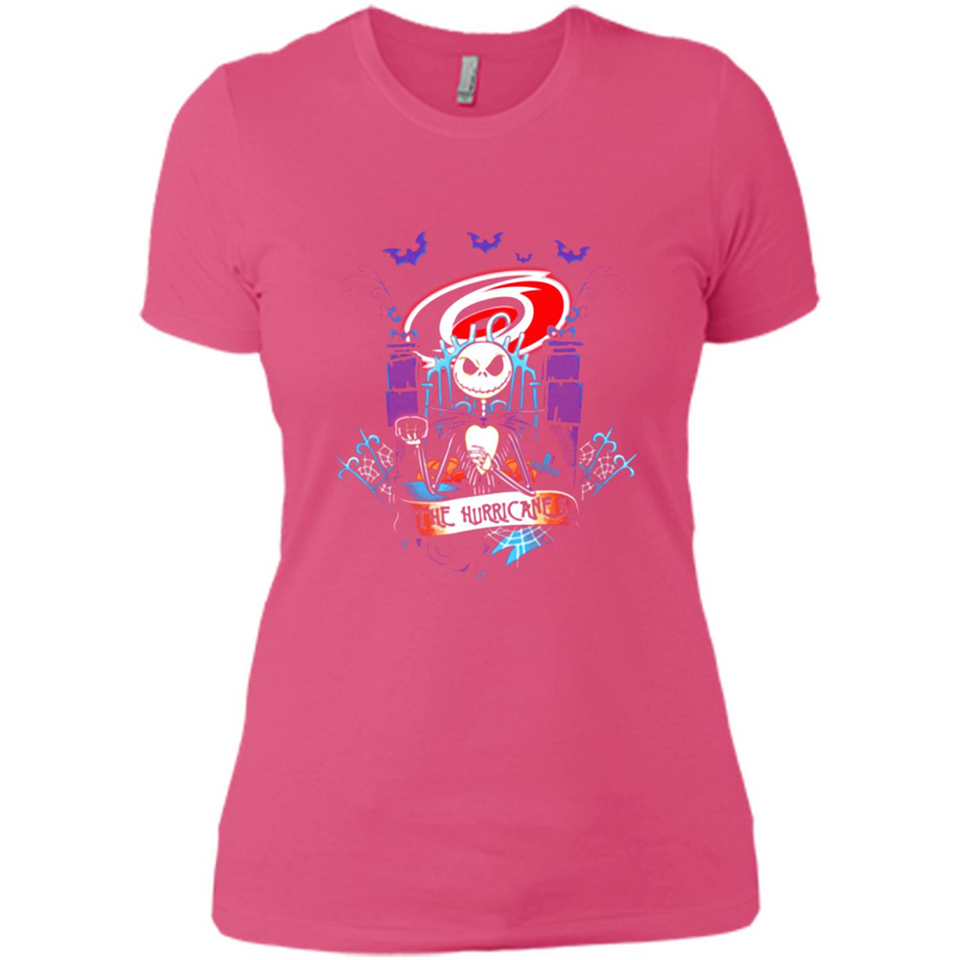 Carolina Hurricanes Halloween The Nightmare Before Christmas - Ladies' Boyfriend T-Shirt
