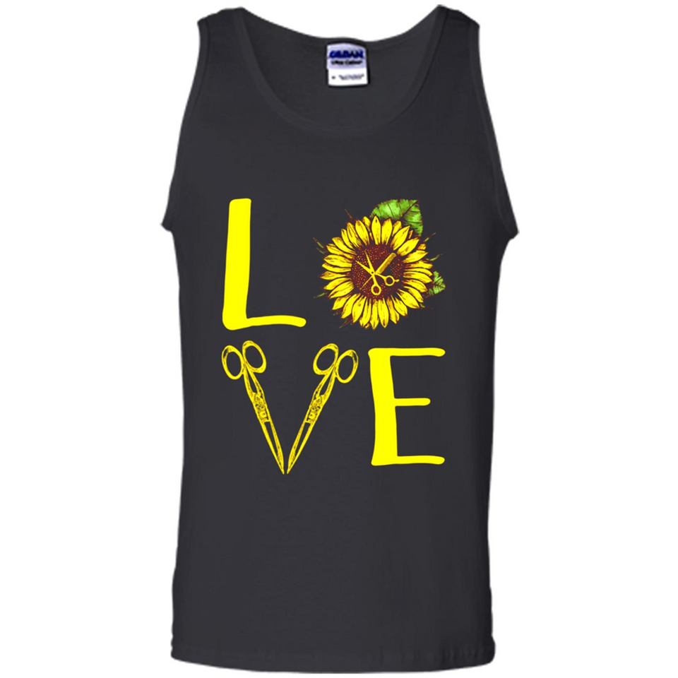 Hair Stylist Love Sunflower Scissors PING PONG