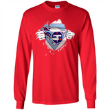 Tennessee Titans And Superman Fans - Long Sleeve T-Shirt