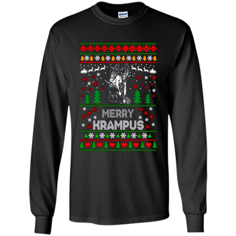 Merry Krampus Christmas sweatshirt PINGPONG