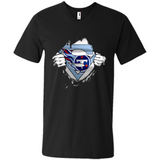 Tennessee Titans And Superman Fans - Men's V-Neck
