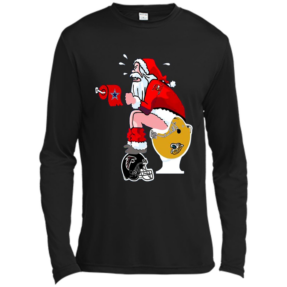 Tampa Bay Buccaneers Santa Claus Toilet