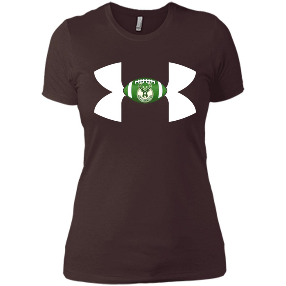 Milwaukee Bucks Under Armour Logo - Ladies' Boyfriend T-Shirt