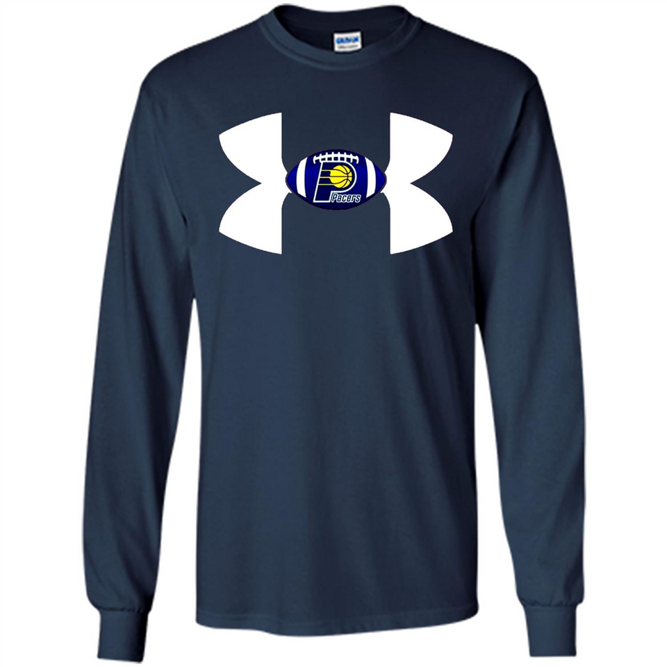 Indiana Pacers Under Armour Logo - Long Sleeve T-Shirt