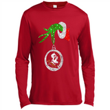 Amazing Florida State Seminoles Glitter Grinch Monogram Ornament Christmas Gift - Canvas Long Sleeve T-Shirt