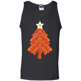 Bacon & Eggs Over Easy Fried Food Breakfast Xmas Tree Foodie - Tank Top