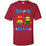 Snow Day Shirt For Boston Celtics Vs Minion Fans pingpong