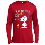 Snoopy I'm Not Anti-Social I Am Selectively Social
