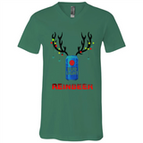 Bud light reinbeer Christmas - Canvas Unisex V-Neck