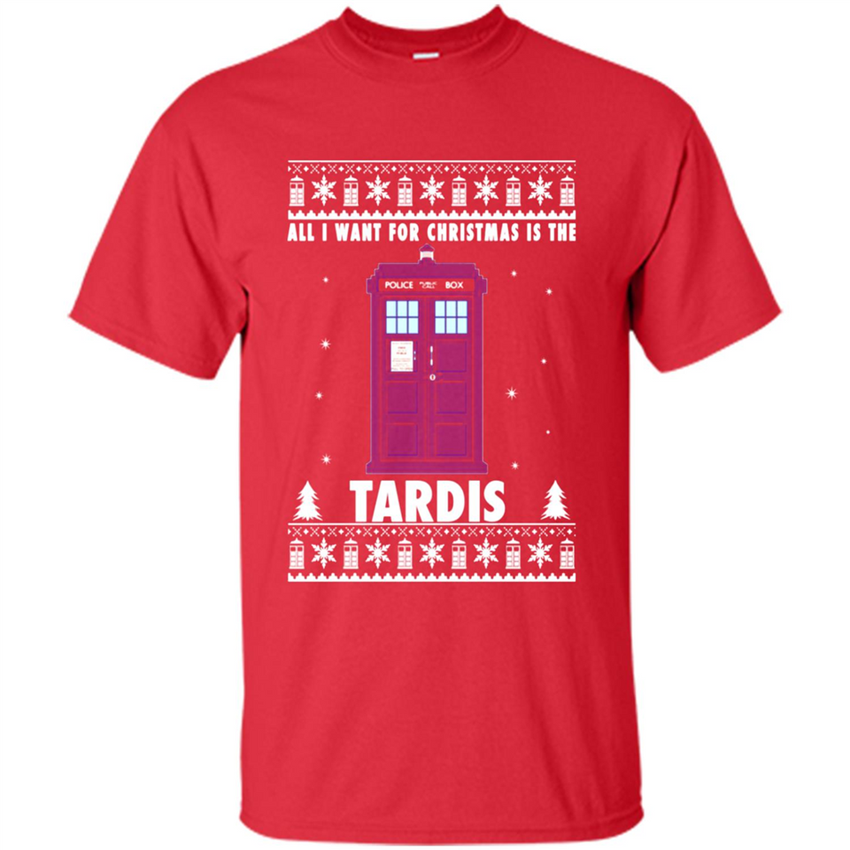 All I Want For Christmas Is The Tardis Ugly PINGPONG