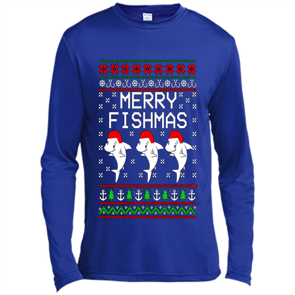 Merry Fishmas Christmas sweatshirt PINGPONG
