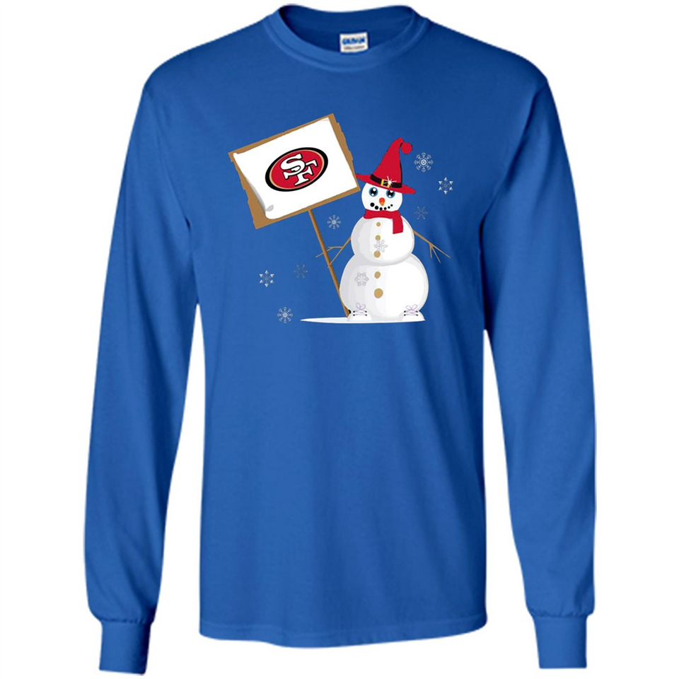 San Francisco 49ers Snowman Funny