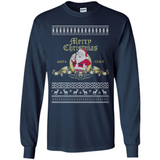 Christmas Santa Goldwyn Mayer Logo - Long Sleeve T-Shirt