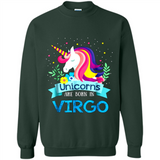 Unicorns are born in Virgo Birthday Rainbow Gift Ladies Custom