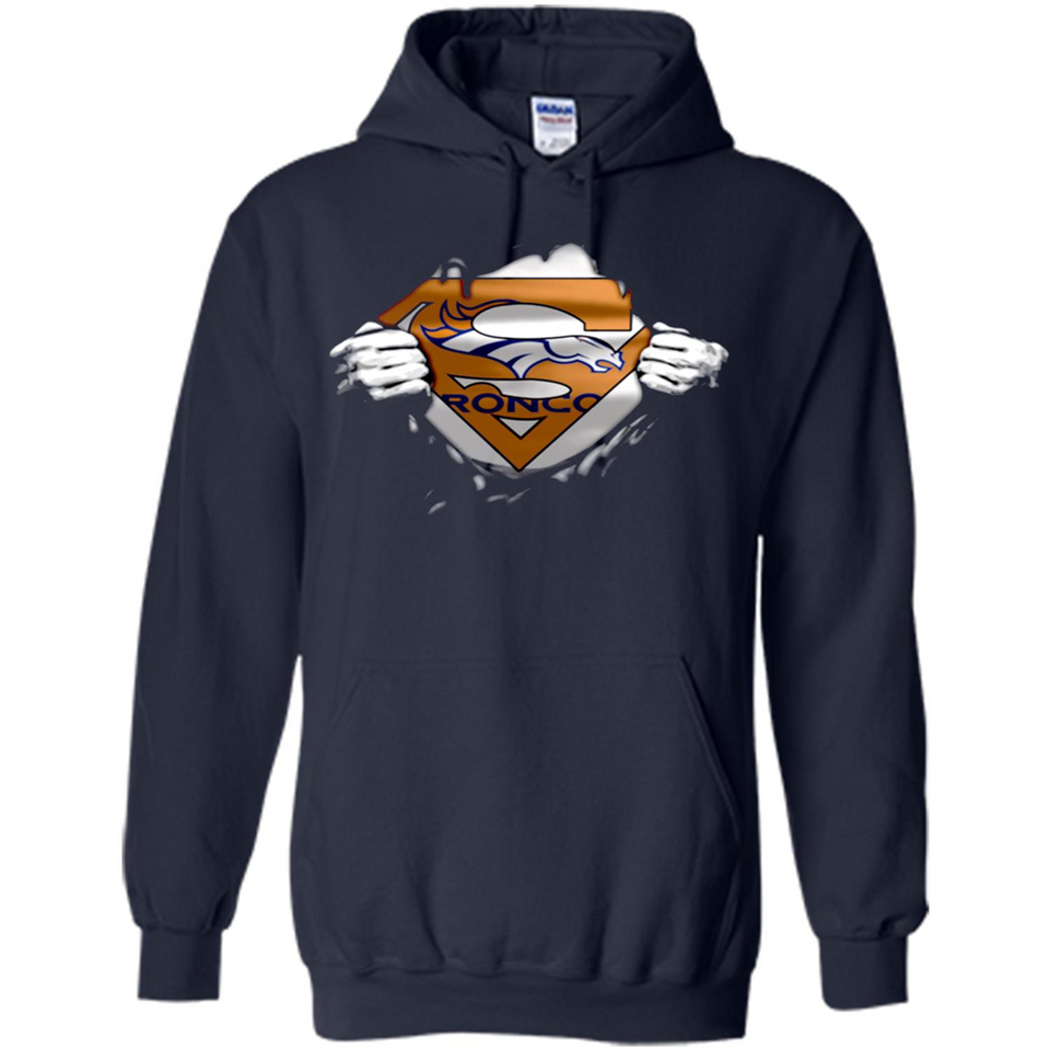 Denver Broncos And Superman Fans - Hoodie