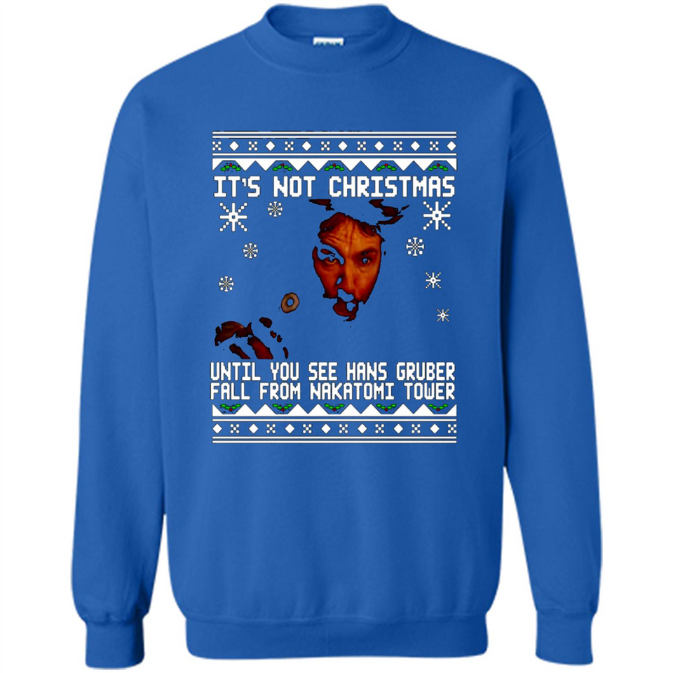 It's Not Christmas Until You See Hans Gruber Fall Ugly Christmas PINGPONG