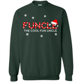 Mens Christmas Funcle The Cool Fun Uncle Definition Xmas - Sweatshirt
