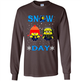Snow Day Shirt For Indiana Pacers Vs Minion Fans pingpong