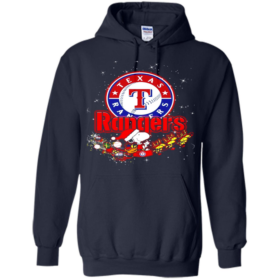 Snoopy Christmas Texas Rangers - Hoodie