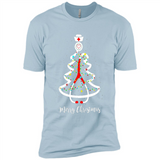 Christmas tree Nurse merry Christmas - Premium Short Sleeve T-Shirt