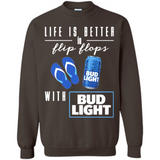 LIFE IS BETTER IN FLIP FLOPS WITH BUD LIGHT