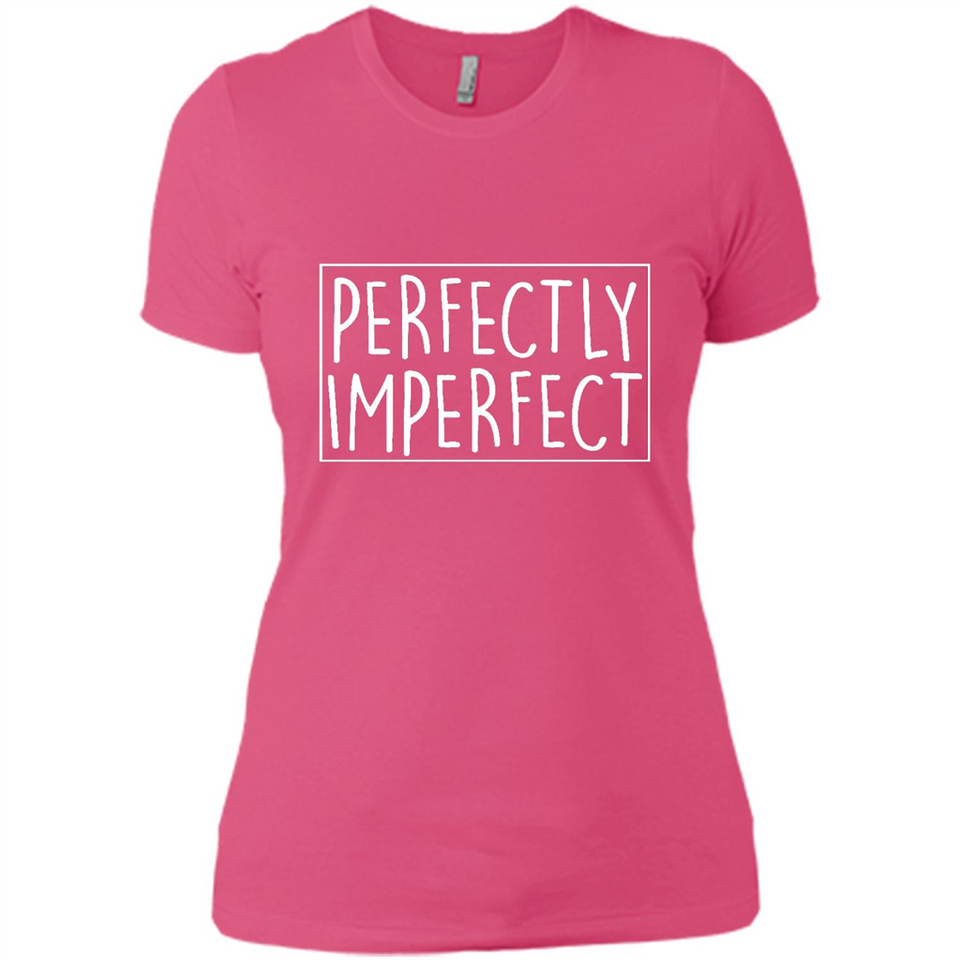 Perfectly Imperfect Black mugs PINGPONG - Ladies' Boyfriend T-Shirt