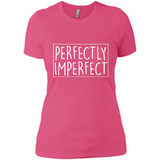Perfectly Imperfect Black mugs PINGPONG - Ladies' Boyfriend T-Shirt