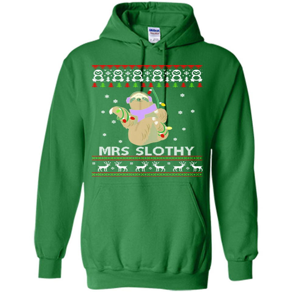 Mrs Slothy Christmas - Hoodie