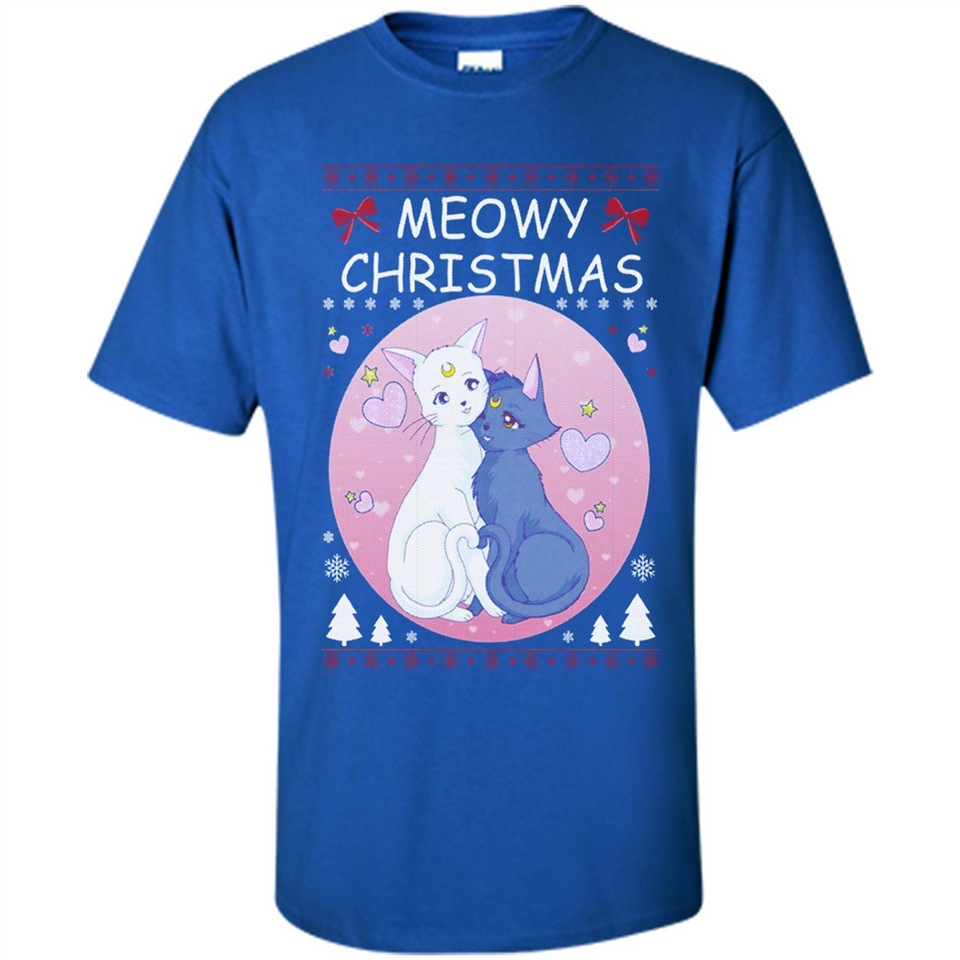 Sailor Moon Yin Yang Cat Love Ugly Christmas Sweater - Shirt