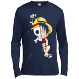 Luffy Flag One Piece - Canvas Long Sleeve T-Shirt