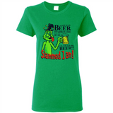 Slammed I Am I Would Drink Beer With A Goat On A Boat Shirt - Ladies Short-Sleeve