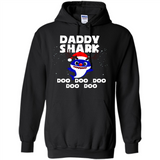 Daddy Shark Costume Reindeer Funny Christmas T-Shirt - Hoodie