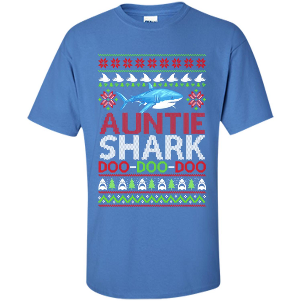 Auntie shark Doo Doo Doo Christmas - Shirt