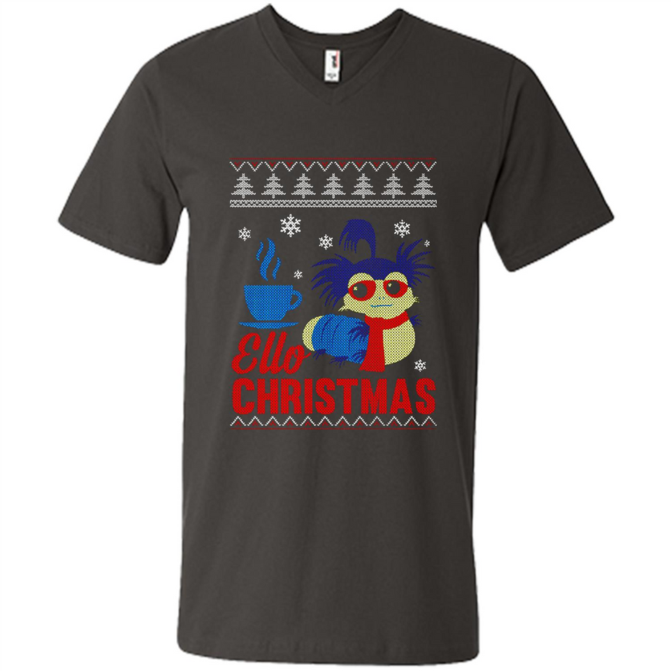 Christmas Ugly Sweater Ello Christmas - Men's V-Neck