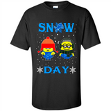 Snow Day Shirt For Detroit Lions Vs Minion Fans pingpong