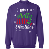 Have A Holly Jolly Christmas T-Shirt Cute Mistletoe - Sweatshirt
