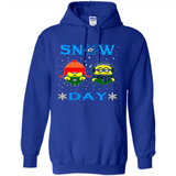 Snow Day Shirt For Dallas Stars Vs Minion Fans pingpong