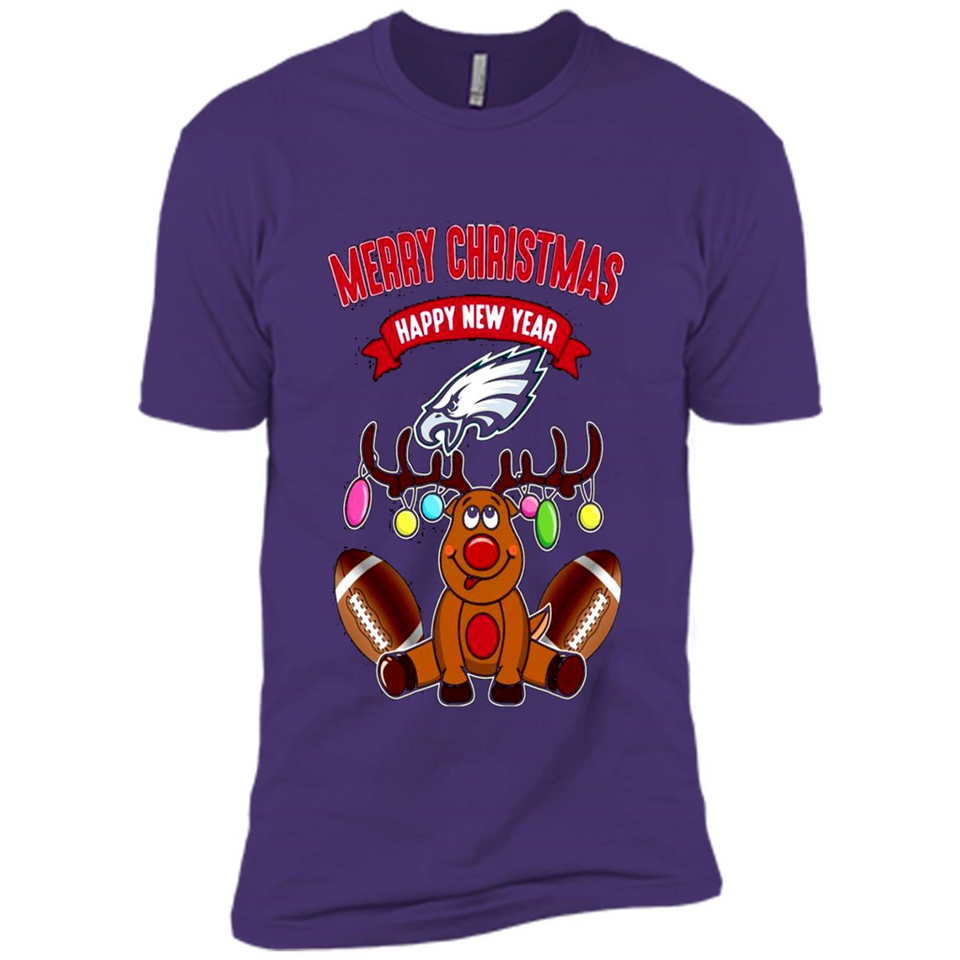 Philadelphia Eagles NFL Reindeer Funny Merry Christmas And Happy New Year