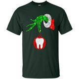 Christmas Nurse Grinch hand holding clinic dental ornament - Shirt