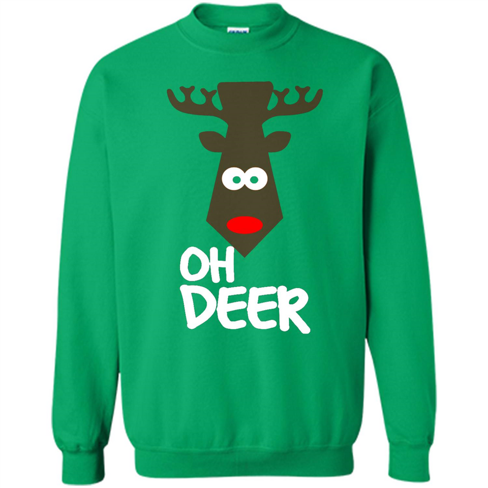 Oh Deer Christmas Reindeer Black mugs PINGPONG - Sweatshirt